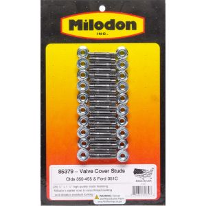 MILODON #85379 Valve Cover Stud Kit - Olds V8 & Ford 351C