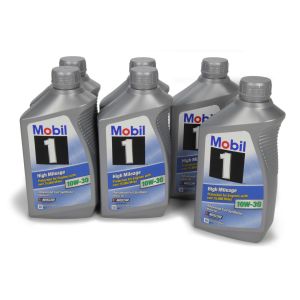 MOBIL 1 #103535 10w30 High Mileage Oil Case 6x1Qt Bottles