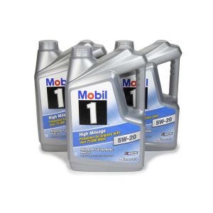 MOBIL 1 #120768 5w20 High Mileage Oil Case 3x5 Qt Bottles