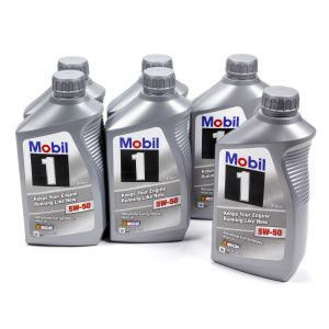 MOBIL 1 #122075 5w50 Synthetic Oil Case 6x1 Qt. FS X2