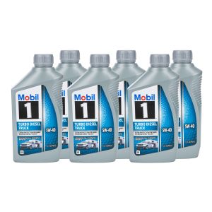 MOBIL 1 #122253 5w40 Turbo Diesel Oil Case 6x1 Qt Bottles