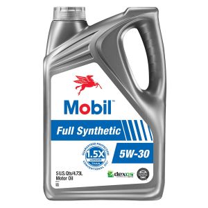 MOBIL 1 #125198 Full Synthetic Oil 5w30 Case 3 x 5 Quart Bottles