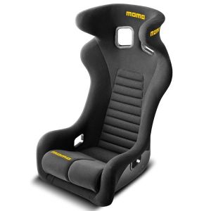 MOMO AUTOMOTIVE ACCESSORIES #1073BLK Daytona Racing Seat Regular Size Black