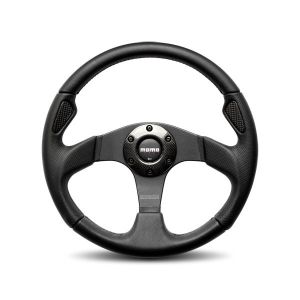 MOMO AUTOMOTIVE ACCESSORIES #JET35BK0B Jet Steering Wheel Leath er / Airleather 350mm