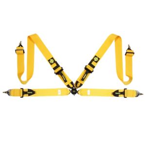 MOMO AUTOMOTIVE ACCESSORIES #M040303YL Corsa Harness 4 Point 3x3 Yellow Clip in  Cam