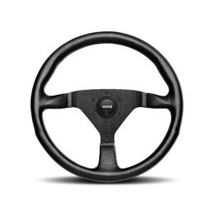 MOMO AUTOMOTIVE ACCESSORIES #MCL35AL1B Monte Carlo 350 Steering Wheel Leather Black