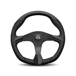 MOMO AUTOMOTIVE ACCESSORIES #QRK35BK0B Quark Steering Wheel Polyurethane Black