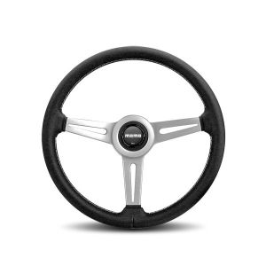 MOMO AUTOMOTIVE ACCESSORIES #RET36BK2S Retro Steering Wheel Leather