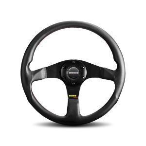 MOMO AUTOMOTIVE ACCESSORIES #TUN32BK0B Tuner Steering Wheel Leather