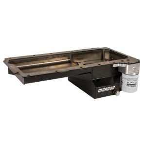 MOROSO #20142 GM LS Oil Pan w/Billet Oil Filter Adapter 7qts.