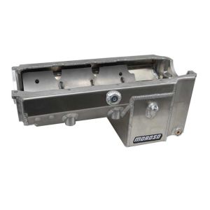 MOROSO #21247 SBC Alm Drag Race Oil Pan w/Rocket/Dart Block