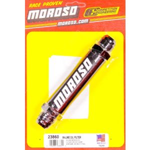 MOROSO #23860 Inline Screened Oil Filter #12 AN Fittings
