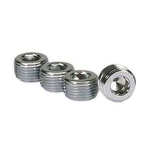 MOROSO #39152 3/8in. NPT Chrome Pipe Plug 4 Per Package