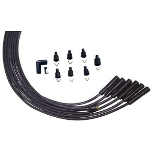 MOROSO #51003 Ultra Plug Wire Set Universal 6-Cyl Black