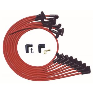 MOROSO #52025 Ultra Plug Wire Set SBC Over V/C Red
