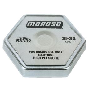 MOROSO #63332 Radiator Cap 31-33 psi Hexagon