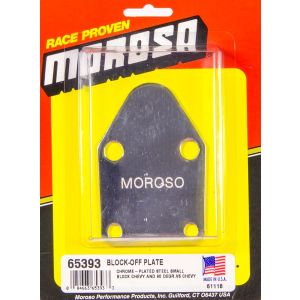 MOROSO #65393 SB Chevy F.P. Block-Off