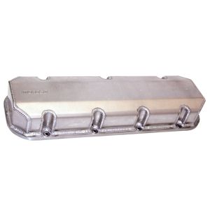 MOROSO #68345 BBC Billet Rail Valve Covers w/3/8in Inserts