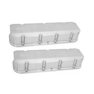 MOROSO #68482 BBC Billet Rail Valve Cover Set - Tall wo/Logo