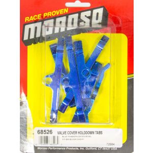 MOROSO #68526 Valve Cover Hold Downs - Blue