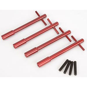 MOROSO #68605 Valve Cover Wing Nuts 4pk 1/4-20 Tall Red