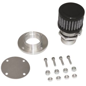 MOROSO #68855 Valve Cover Breather Kit Bolt In Style - Aluminum