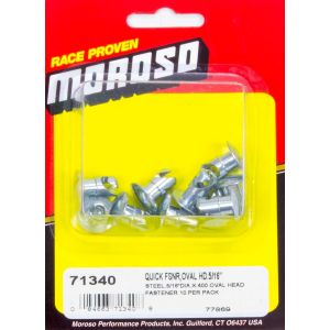 MOROSO #71340 Steel Quick Fasteners- Oval Head-5/16in x .400i