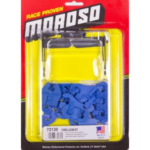 MOROSO #72130 SBF Spark Plug Wire Loom Kit - Blue