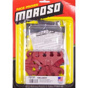 MOROSO #72131 SBF Spark Plug Wire Loom Kit - Red