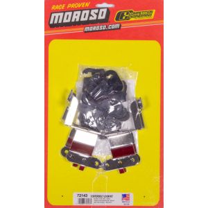MOROSO #72143 Black Wire Loom Kit For SBC Center Bolt V/C