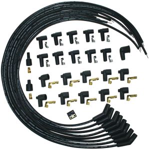 MOROSO #73233 Blue Max Ignition Wire Set - Black