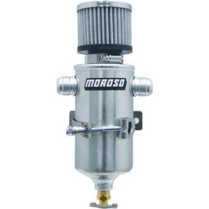 MOROSO #85469 Breather Tank- Dry Sump w/Two 12an Male