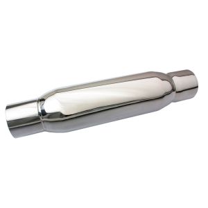MOROSO #94055 S/S Spiral Flow Muffler - 3in Polished