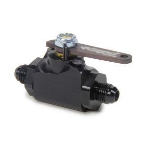 MPD RACING #MPD76504 Fuel Shut Off Valve Billet 6 AN To 6 AN Blk