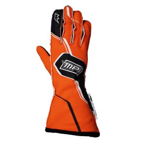 MPI USA #MPI-GL-O-L MPI Racing Gloves SFI 3.3/5 Orange Large