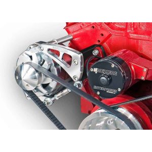 MARCH PERFORMANCE #22025 Chevy SB Electric Water Pump Alt Bracket