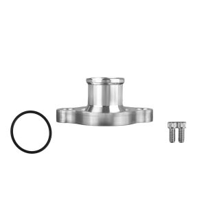 MARCH PERFORMANCE #BTH-201 Thermostat Housing SBC Straight Clearcoat