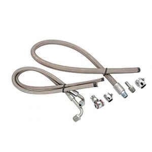 MARCH PERFORMANCE #P3222 S/S Braided Power Steering Hose Kit