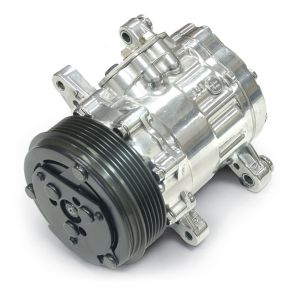 MARCH PERFORMANCE #P412 Sanden Style Chrome AC Compressor