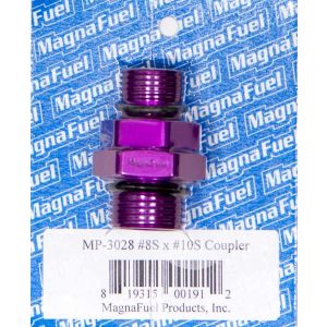 MAGNAFUEL/MAGNAFLOW FUEL SYSTEMS #MP-3028 #10 to #8 Straight Coupler Fitting