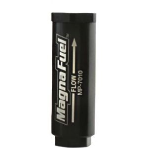 MAGNAFUEL/MAGNAFLOW FUEL SYSTEMS #MP-7010-BLK Small In-Line Filter 25 Micron 8an Inlet/Outlet