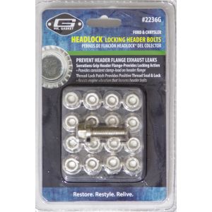 MR. GASKET #2236G Locking Header Bolt Kit 8mm x 1.25 x 1.0mm 17pk