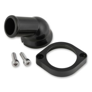 MR. GASKET #2670BK Water Neck - Swivel Style GM LS 97-Up Black