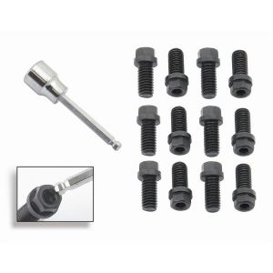 MR. GASKET #3420G 3/8-16 x 3/4 Header Bolt Set (12) Combo Hex & Soc