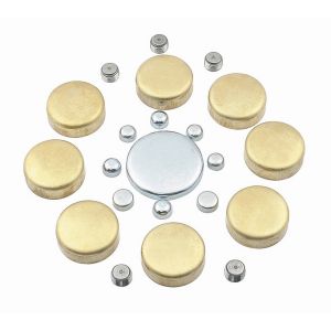 MR. GASKET #6481 SB Chvy Brass Freeze Plu