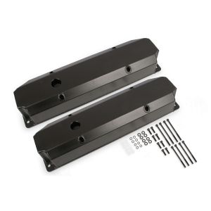MR. GASKET #6865BG BBM Fab. Alm Valve Cover Set - Black