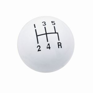 MR. GASKET #9619 Classic Shifter Knob 5 Speed White