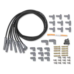 MSD IGNITION #31173 Spark Plug Wire Set - 6cyl. Universal Black
