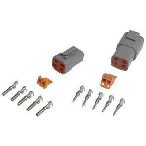 MSD IGNITION #8187 Deutsch 4-Pin Connector - 12-14 Gauge