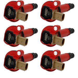 MSD IGNITION #82576 Coils 6pk Ford Eco-Boost 3.5L V6 11-16  Red